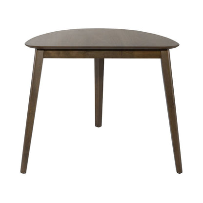 Space Savers 4 Piece Triangle Table Set in Rubberwood Solids and Walnut Veneers