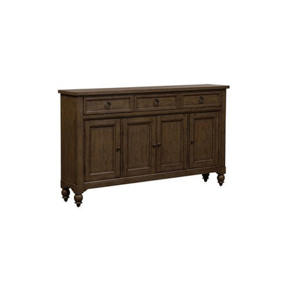 Americana Farmhouse Hall Buffet in Dusty Taupe