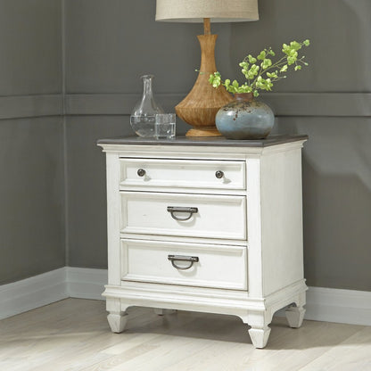 King Panel Bed, Dresser & Mirror, Night Stand