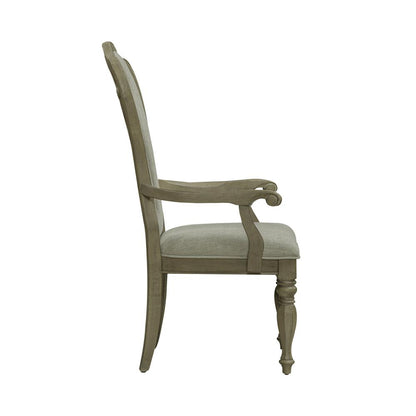 Magnolia Manor Splat Back Arm Chair (RTA) - Set of 2 in Weathered Bisque