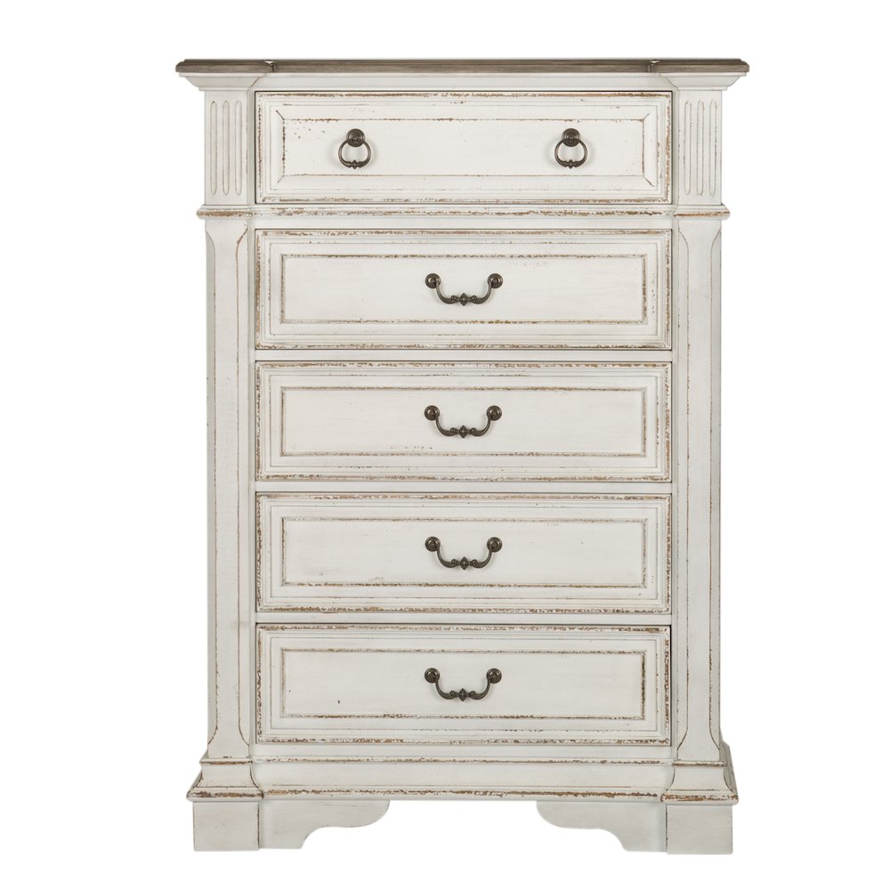 King California Panel Bed, Dresser & Mirror, Chest, Night Stand