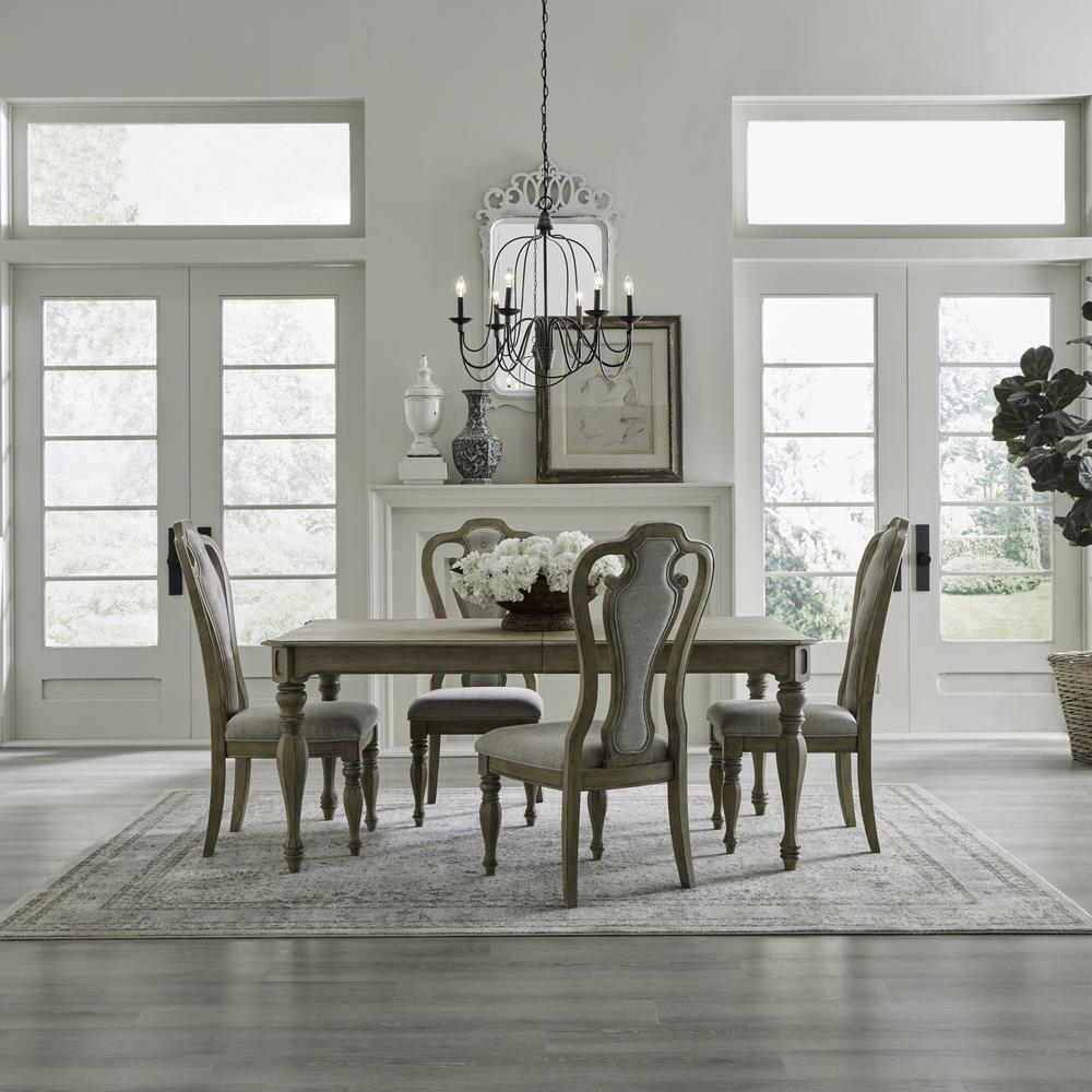 Magnolia Manor 5 Piece Rectangular Table Set - Weathered Bisque