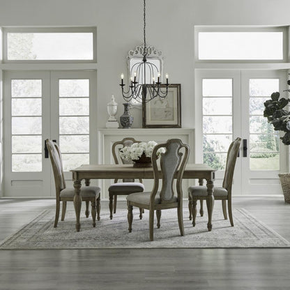Magnolia Manor 5 Piece Rectangular Table Set - Weathered Bisque