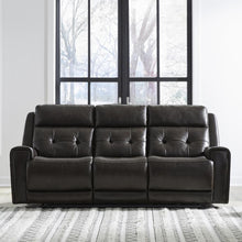 Power Three Seat Dual Reclining Sofa, Power Headrest, Lumbar with Zero Gravity