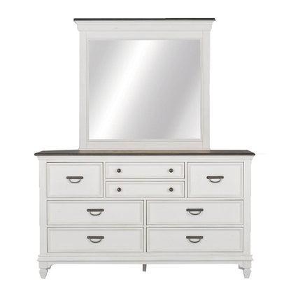 King California Panel Bed, Dresser & Mirror, Chest
