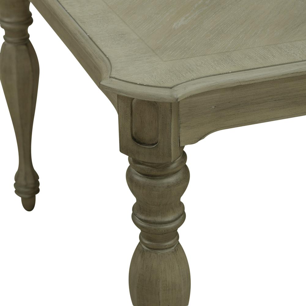 Magnolia Manor Rectangular Leg Table in Weathered Bisque