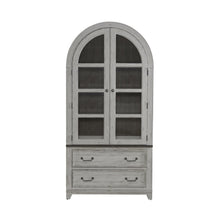 River Place Curio Cabinet in Pine Solids & Veneers