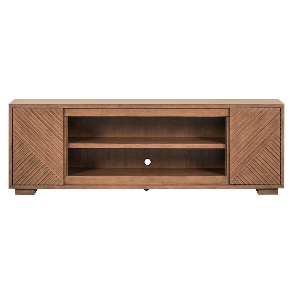 Easton Entertainment Stand 84 Inch TV Console  - Urban Bronze Poplar Wood