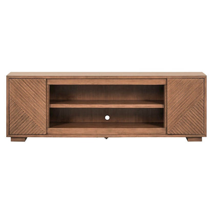 Easton Entertainment Stand 84 Inch TV Console  - Urban Bronze Poplar Wood