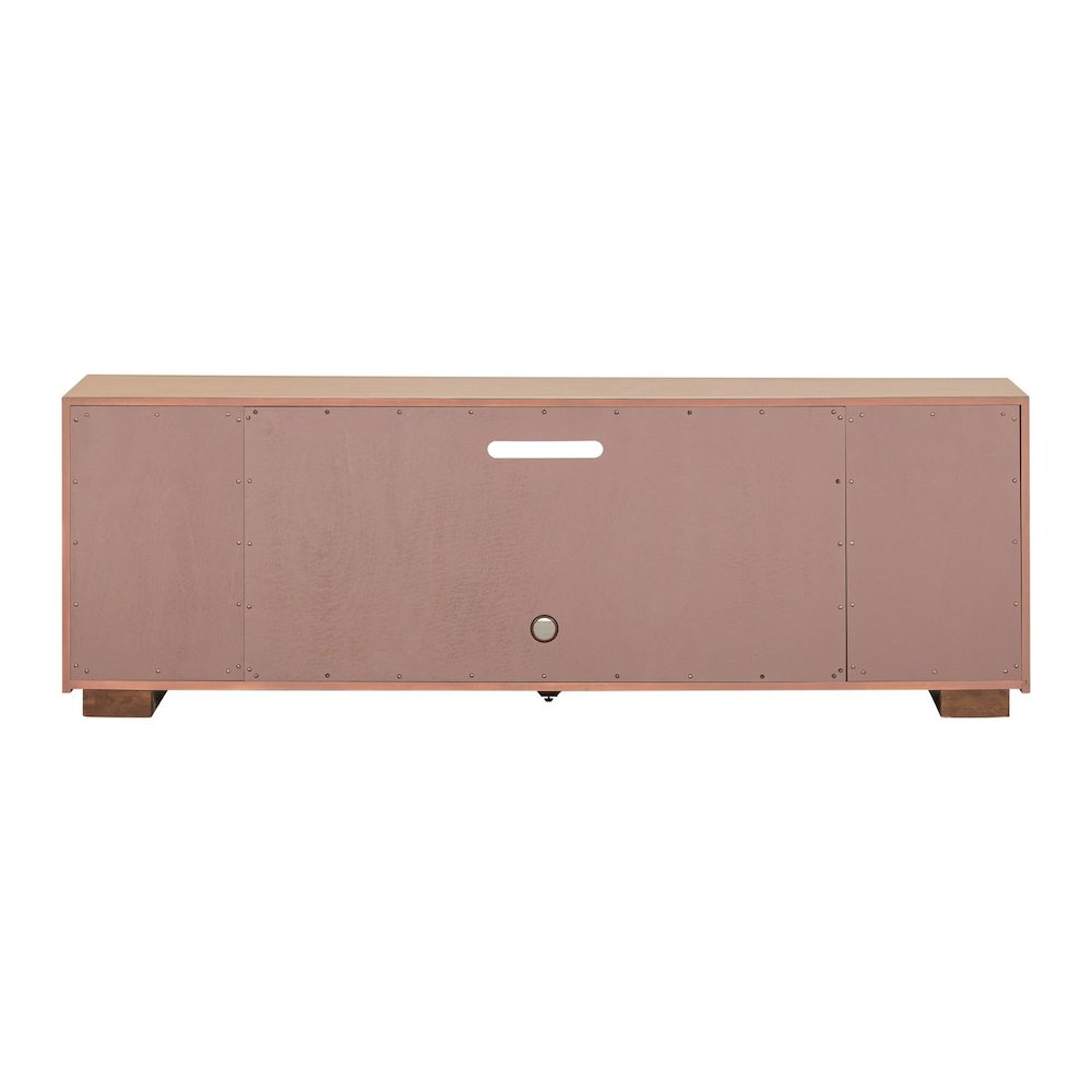 Easton Entertainment Stand 84 Inch TV Console  - Urban Bronze Poplar Wood
