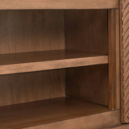 Easton Entertainment Stand 84 Inch TV Console  - Urban Bronze Poplar Wood