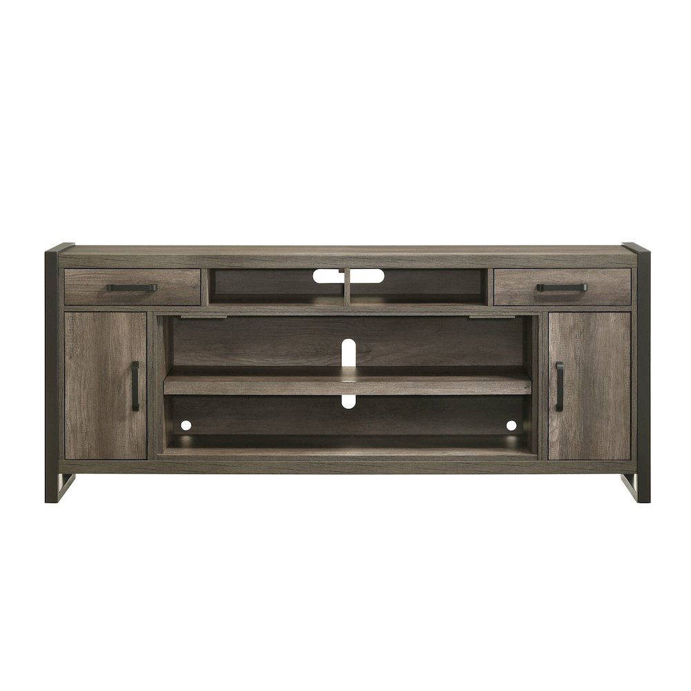 Tanners Creek 78 Inch TV Console for Living Room  - Graystone