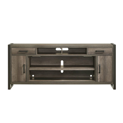 Tanners Creek 78 Inch TV Console for Living Room  - Graystone
