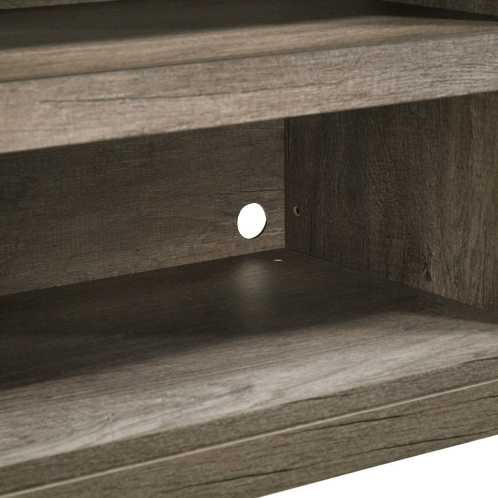 Tanners Creek 78 Inch TV Console for Living Room  - Graystone