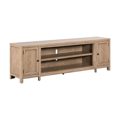 Proximity Place 82 Inch TV Console - Barley Buff Birch Wood