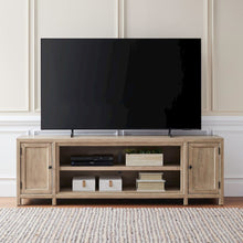Proximity Place 82 Inch TV Console - Barley Buff Birch Wood