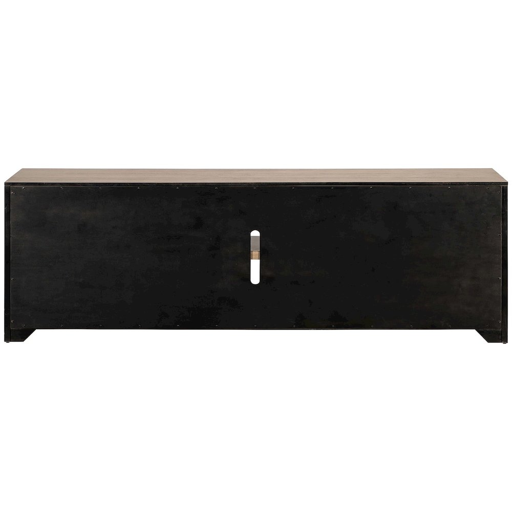 Proximity Place 82 Inch Fireplace TV Console, Multi-Color Flames - Barley Buff