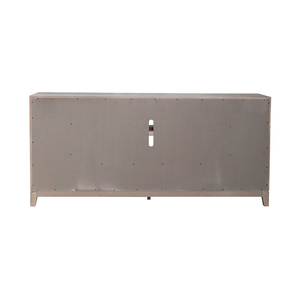 Brentwood Heated LED Fireplace TV Consoles 80 Inch - Sandstone Oak