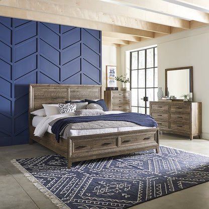 Ridgecrest Queen Storage Bed, Dresser & Mirror, Chest