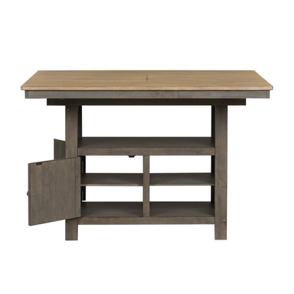 Lindsey Farm Kitchen Island in Rubberwood Solids & Veneers w/ MDF