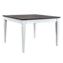 Allyson Park 5 Piece Gathering Table Set - Wirebrushed White w/ Charcoal Tops