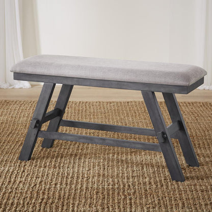 Lawson Counter Bench (RTA) in Slate w/ Weathered Gray Top