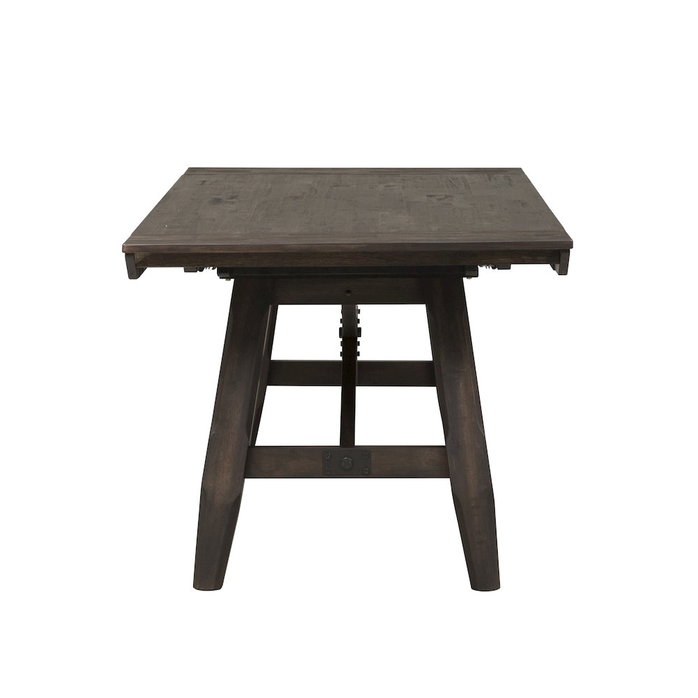 Opt 7 Piece Trestle Table Set in Rubberwood Solids and Acacia Veneers