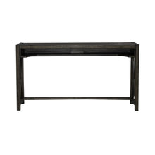 Lennox Console Bar Table in Weathered Chestnut
