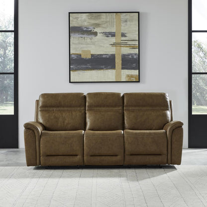Power Three Seat Dual Reclining Sofa, Power Headrest, Lumbar with Zero Gravity