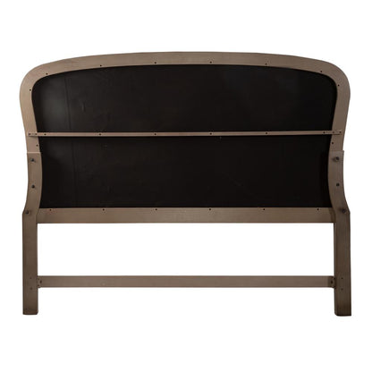 Americana Farmhouse King Tufted Panel Headboard in Dusty Taupe