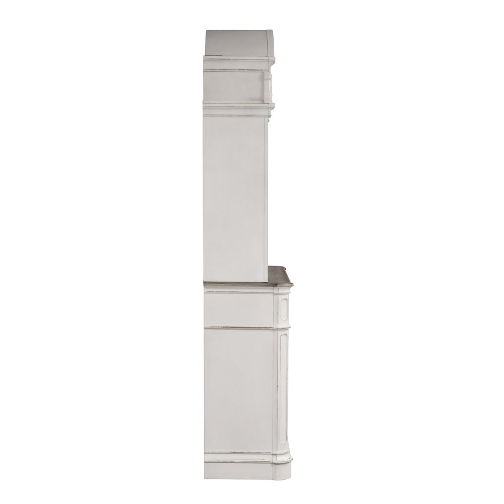 Hutch & Buffet in Rubberwood Solids w/ White Oak & Birch Veneers