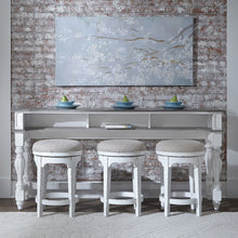 Magnolia Manor 4 Piece Console Set (1-Console 3-Stools)