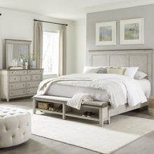 Queen Storage Bed, Dresser & Mirror in Poplar Solids w/ Pine & Alder Veneers