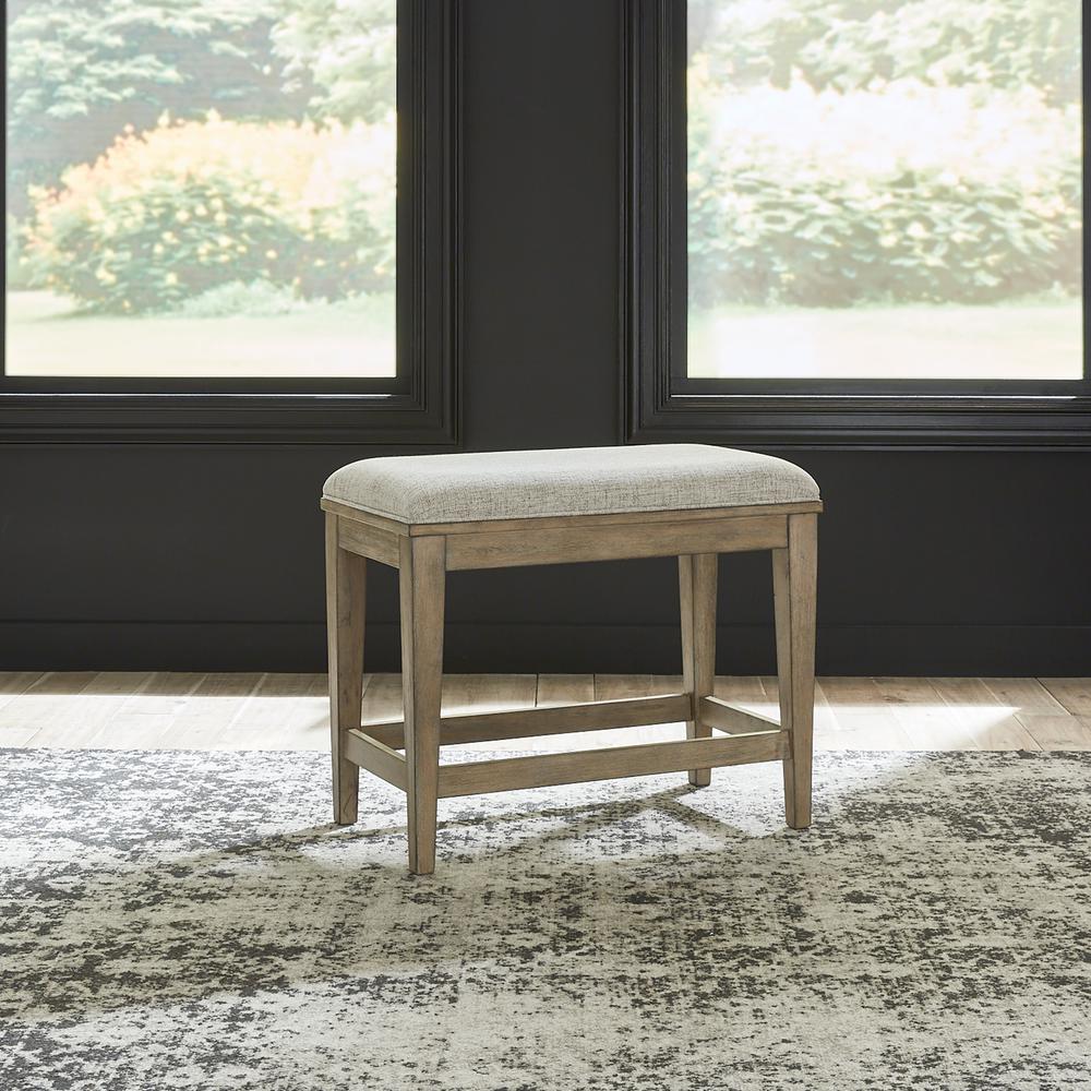 Devonshire Console Stool in Brown Color