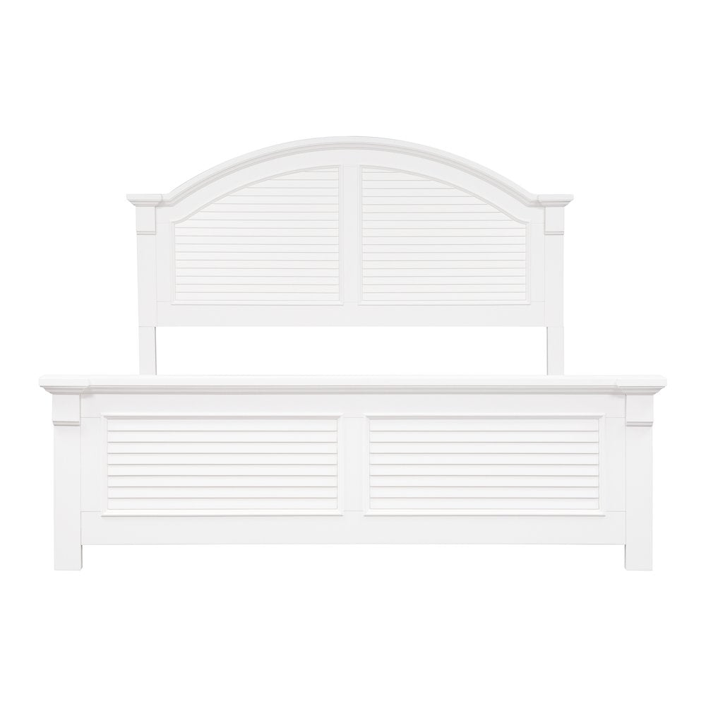 King Panel Bed, Dresser & Mirror, Chest, Night Stand