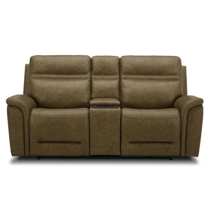 Dual Reclining Loveseat w/ Console, Power Headrest, Lumbar with Zero Gravity