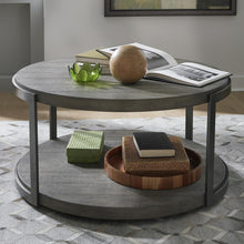 Modern View Round Cocktail Table in Gauntlet Gray