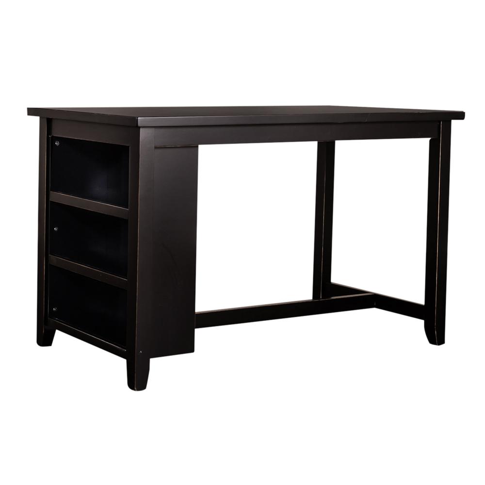 Brook Creek 5 Piece Counter Set - Black in Black