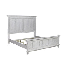 King Panel Bed in Pine Solids & Veneers