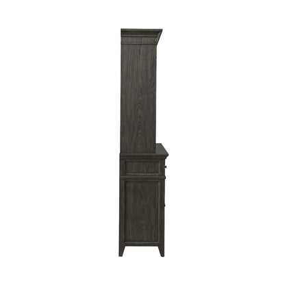 Hutch & Buffet in Rubberwood Solids & Split Heart White Oak Veneers