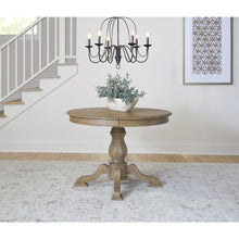 Magnolia Manor Pedestal Table Set in Weathered Bisque