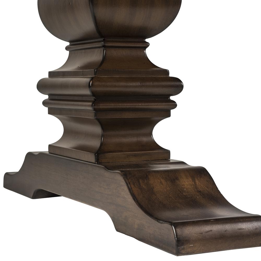 Armand Trestle Table in Antique Brownstone