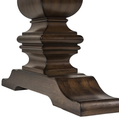 Armand Trestle Table in Antique Brownstone