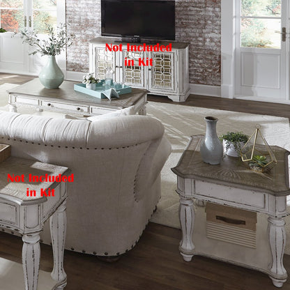 Magnolia Manor 3 Piece Set (1-Cocktail 2-End Tables)