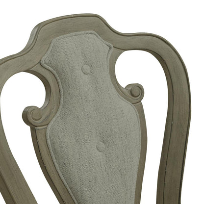 Magnolia Manor Splat Back Arm Chair (RTA) - Set of 2 in Weathered Bisque