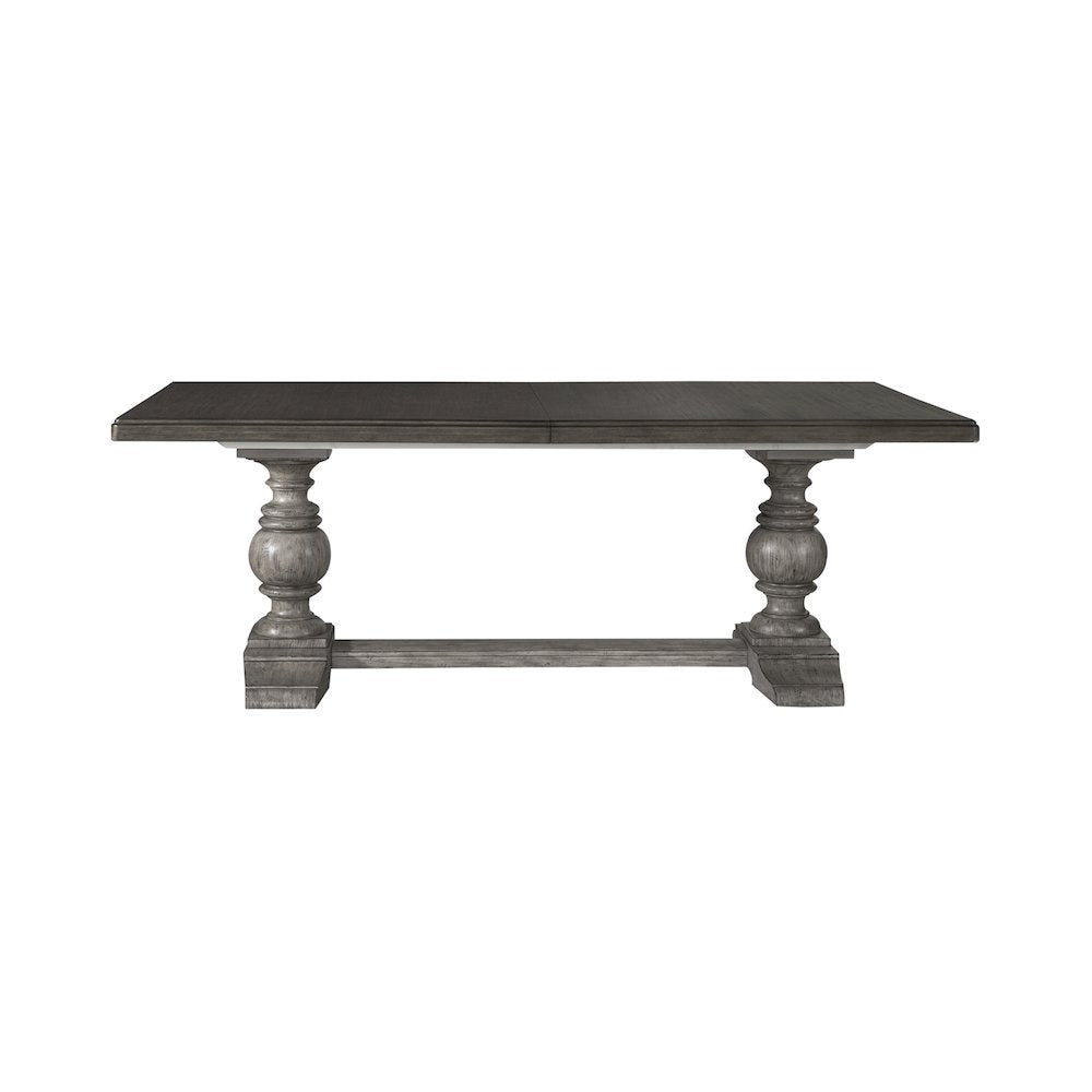 River Place Trestle Table Set in Pine Solids & Veneers