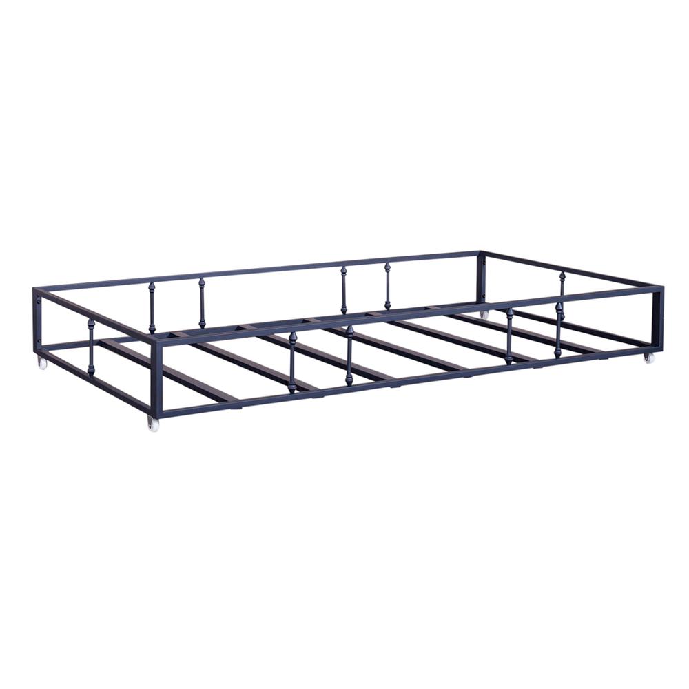 Vintage Series Twin Metal Trundle - Navy in Distressed Metal