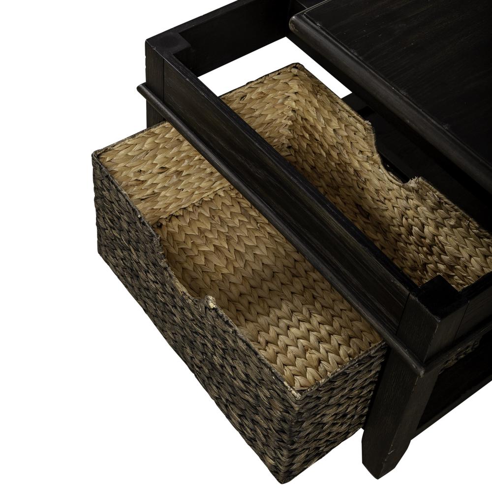 Mill Creek Lift Top Cocktail Table in Peppercorn