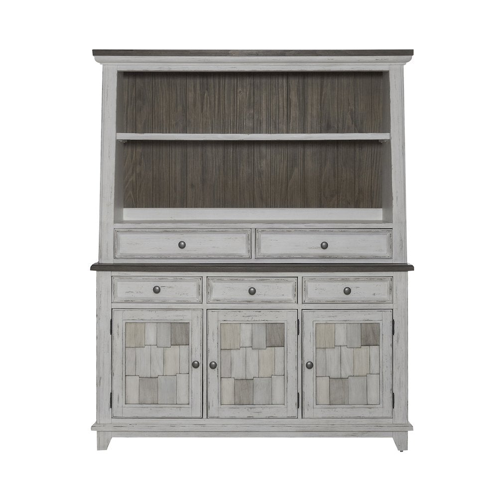 Server & Hutch in Pine Solids & Veneers