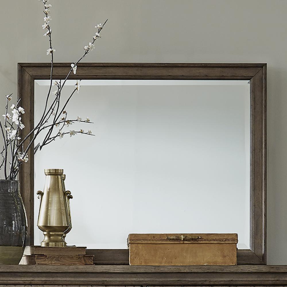 Landscape Mirror Traditional Multi in Dusty Taupe